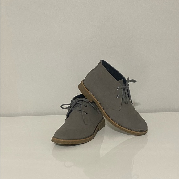 Perry Ellis Other - Perry Ellis Gray Chukka Boots with Suede Finish